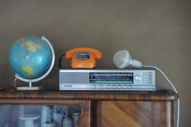 Retroecke im Esszimmer