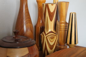 Holzvasen