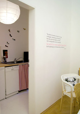 Blick in die kleine Teeküche