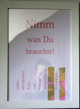 Nimm was Du brauchst