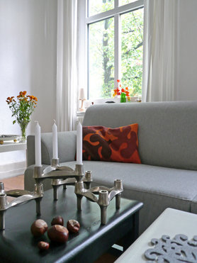 Wohnzimmer im Herbst