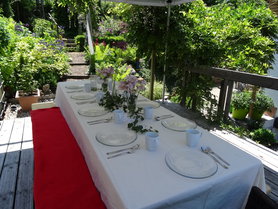 Der Tisch ist gedeckt 