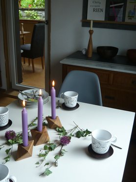 Spontaner Besuch zum Kaffee 