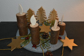 Adventskranz fürs Seniorenheim