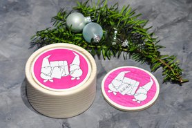 Ich hatte ne Idee  /  Die SliWeihnachtswichteldose