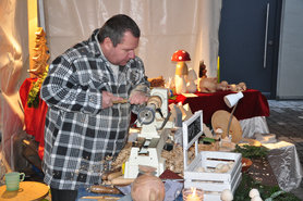 Herbi auf dem Weihnachtsmarkt