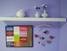 Deko über meinem Arbeitsplatz