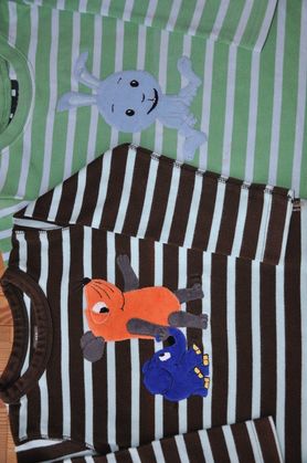 Alte Shirts aufgehübscht...