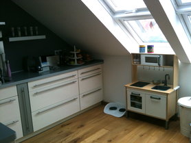 Blick in unsere Küche + Kinderküche