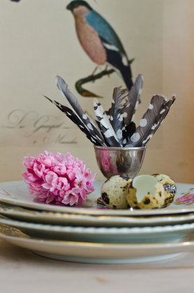 Eier+Federn und schon weiß jeder, dass Ostern ist