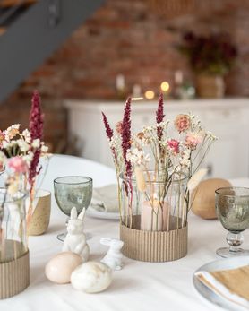 Eine Ostertischdeko ohne frische