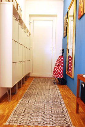 neuer Teppich im Flur unten