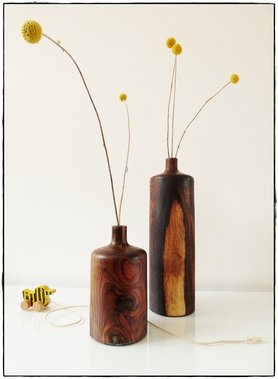 Holzvasen...
