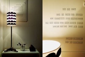 Neues Lampenkleid und alte Zeilen.