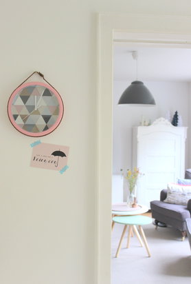 DIY Wanduhr aufgepimpt