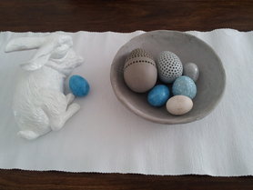...er war auch schon fleissig...der Osterhase
