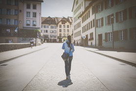 unterwegs nach aarau (in der schweiz)