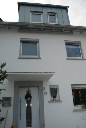 Außenansicht unseres neuen Hauses