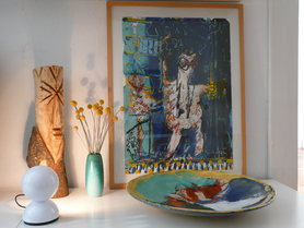 Lieblingsbild: Drei Künstler und Craspedia auf einem kleinen Raum