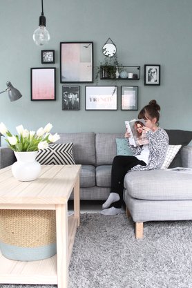 Sunday afternoon....mit neu gestalteter Wand 