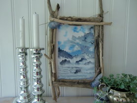 Rahmen aus Treibholz