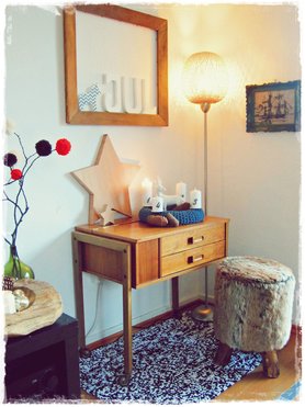 Weihnachtsdeko im Wohnzimmer...