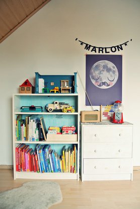 Kinderzimmer Bücherecke