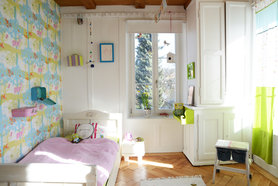 Kinderzimmer im Frühlingslook