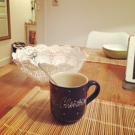 Fotofrage. Daraus trinke ich morgens meinen Kaffee