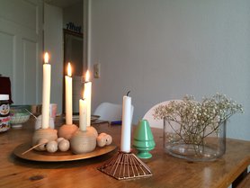 Weihnachtliche Tischdeko