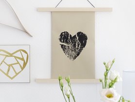 [DIY Baumscheiben-Druck mit Jahresringen...]