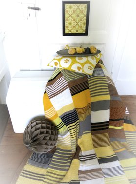 Diy Strickplaid für Kuschelabende