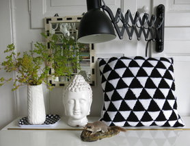 Flohmarktfund und neues Kissen