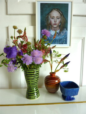 Immer einen Blumenstrauss auf dem Piano