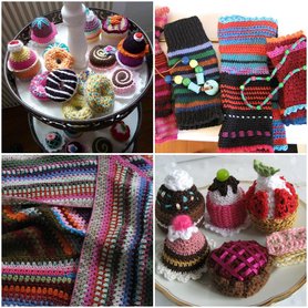 Häkelei schön bunt