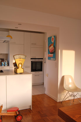 Das erste Bild: Küchenblick