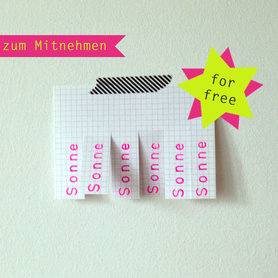 Sommer /// Sonne für euch