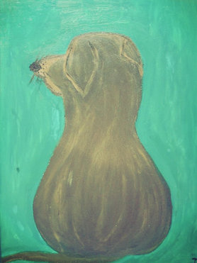 Hund von hinten - Bild