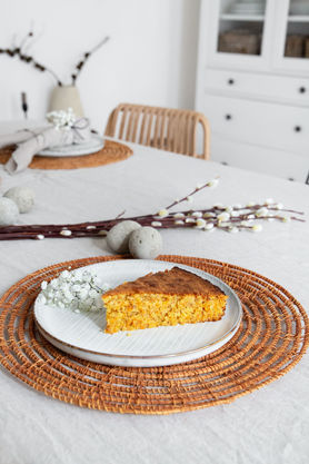 Saftiger Möhrenkuchen🥕 

Zutaten:

400 g