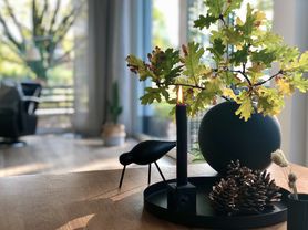 Ich habe herbstlich dekoriert