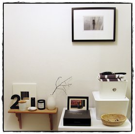 Einblick ins Mini-Bad