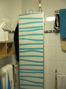 Badschrankdeko selbermachen