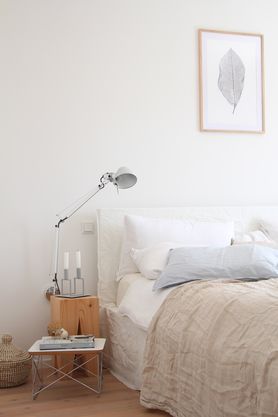 Das Bett ist aufgebaut