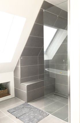 Dusche - endlich fertig