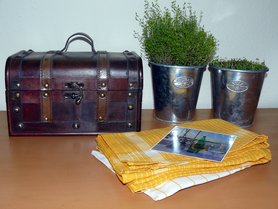 Gelbe Geschirrtücher...