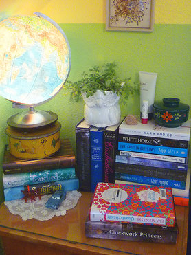 beside my sleeping place...