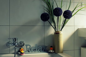 Badezimmerdeko