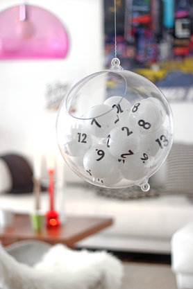 Mein Lottokugeladventskalender hängt wieder