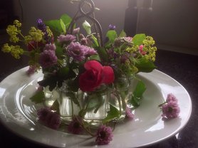 Gartenallerlei in der Küche.....