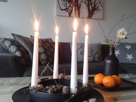 Weihnachtliche Tischdeko